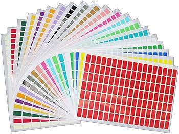 【新品未使用】ラベルシール　セット販売 Amazon | OSOGODE（オソグド）カラーラベル ラベルシール 四角 長方形